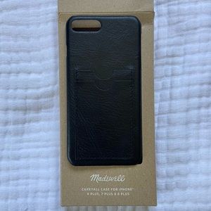 Madewell leather I phone case 6, 7, 8 PLUS